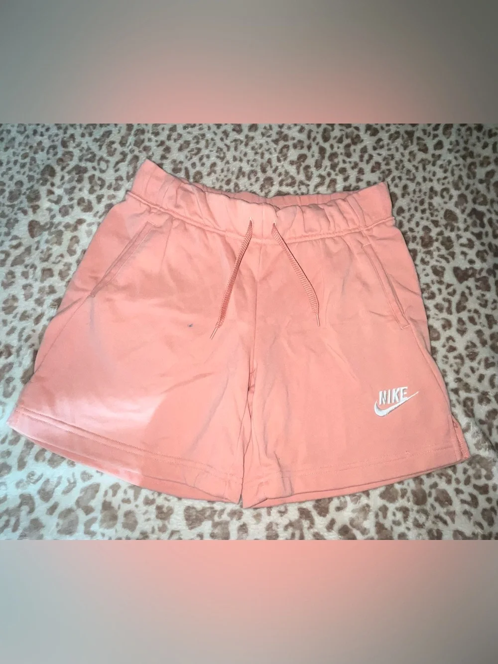 Nike Women’s Coral Drawstring Athletic Shorts